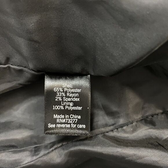 SO Blazer Womens Large Light Academia Jacket Work Office Casual Preppy Tan Plaid - Picture 4 of 16